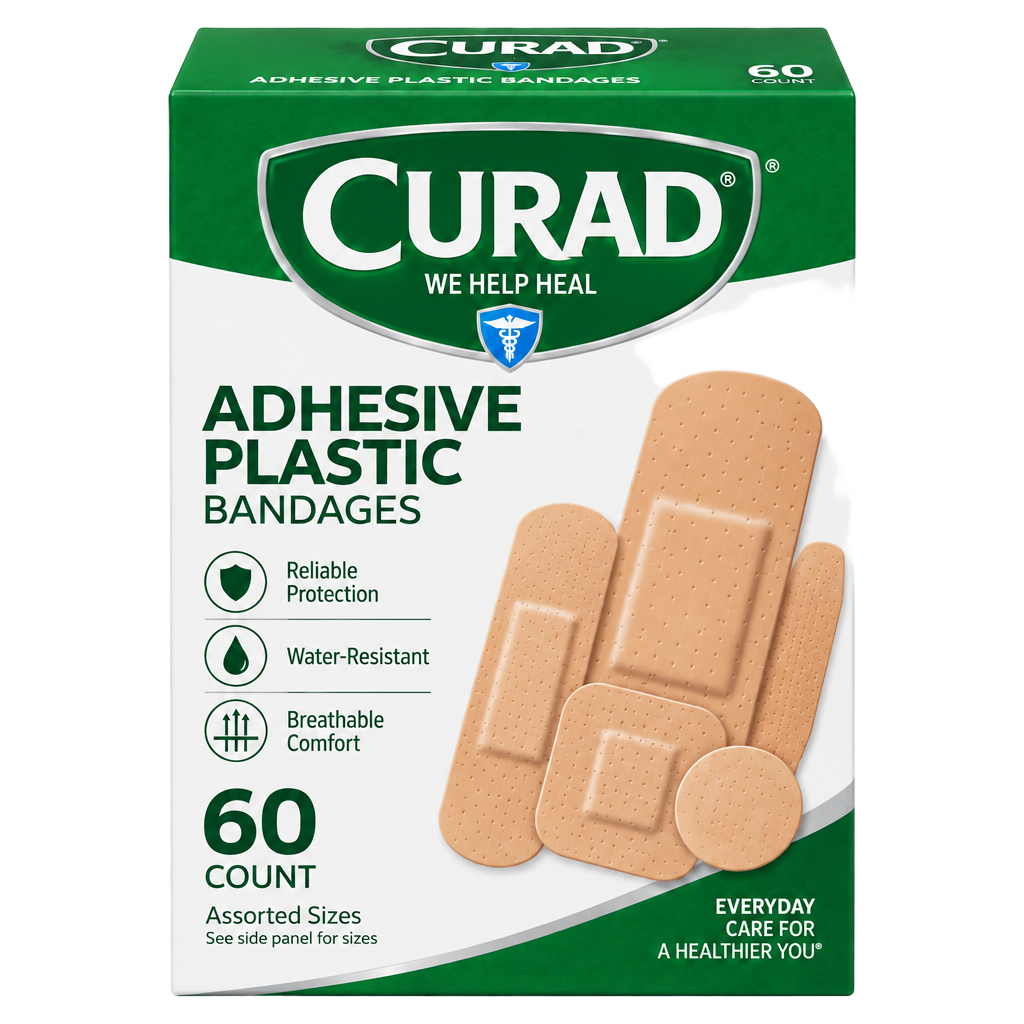 Curad Adhesive Plastic Bandages